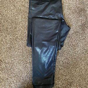 Faux leather leggings